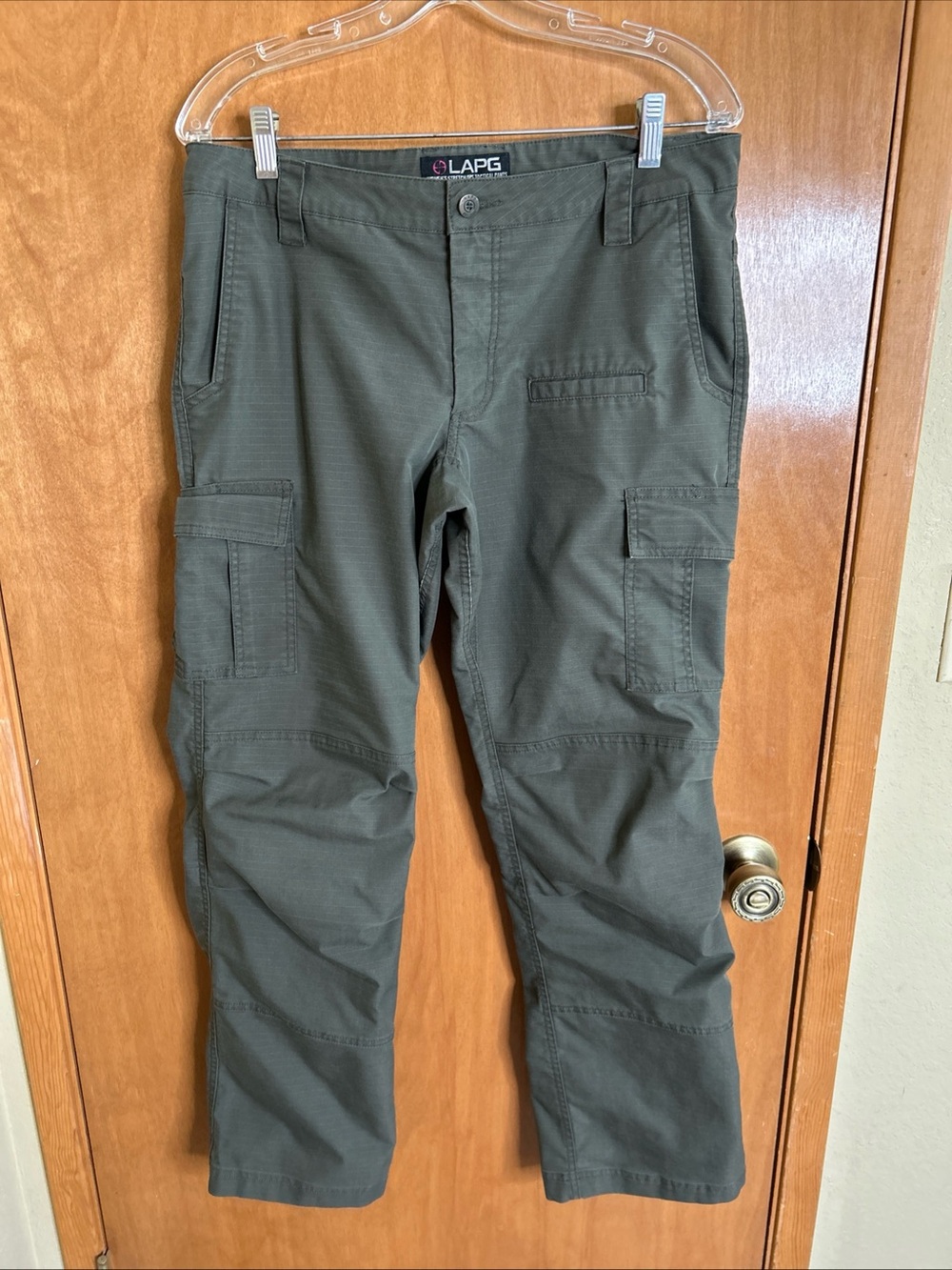 LAPG Tactical Cargo Pants Women's 12 Regular Green Stretch Ops Police Gear
